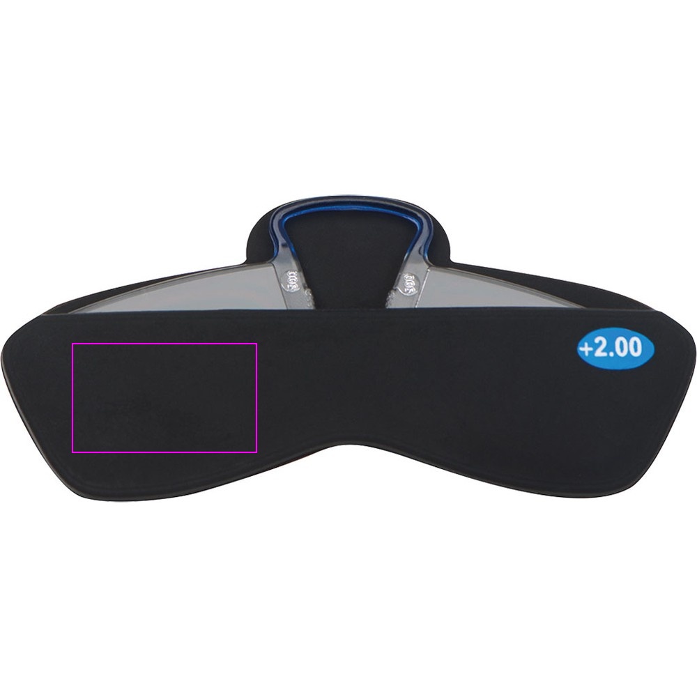 Okulary +2.00 z etui do smartfona CESARE