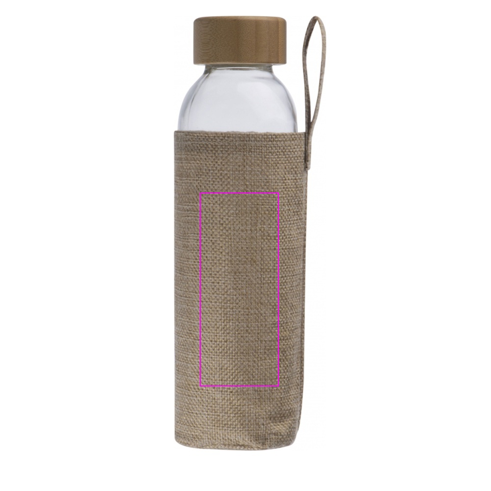 Butelka szklana z pokrowcem 500 ml CARLOTTA