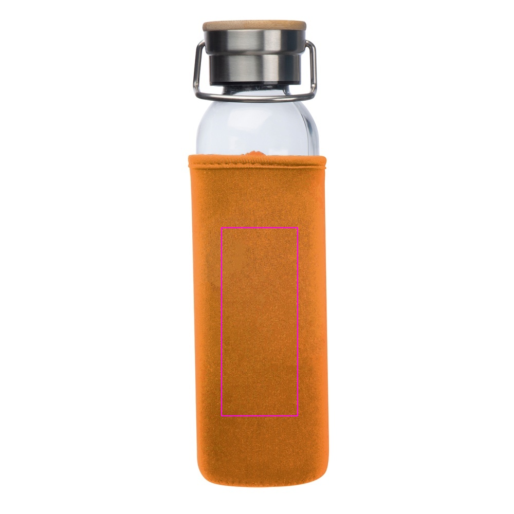 Butelka szklana z pokrowcem 600 ml RAMONA