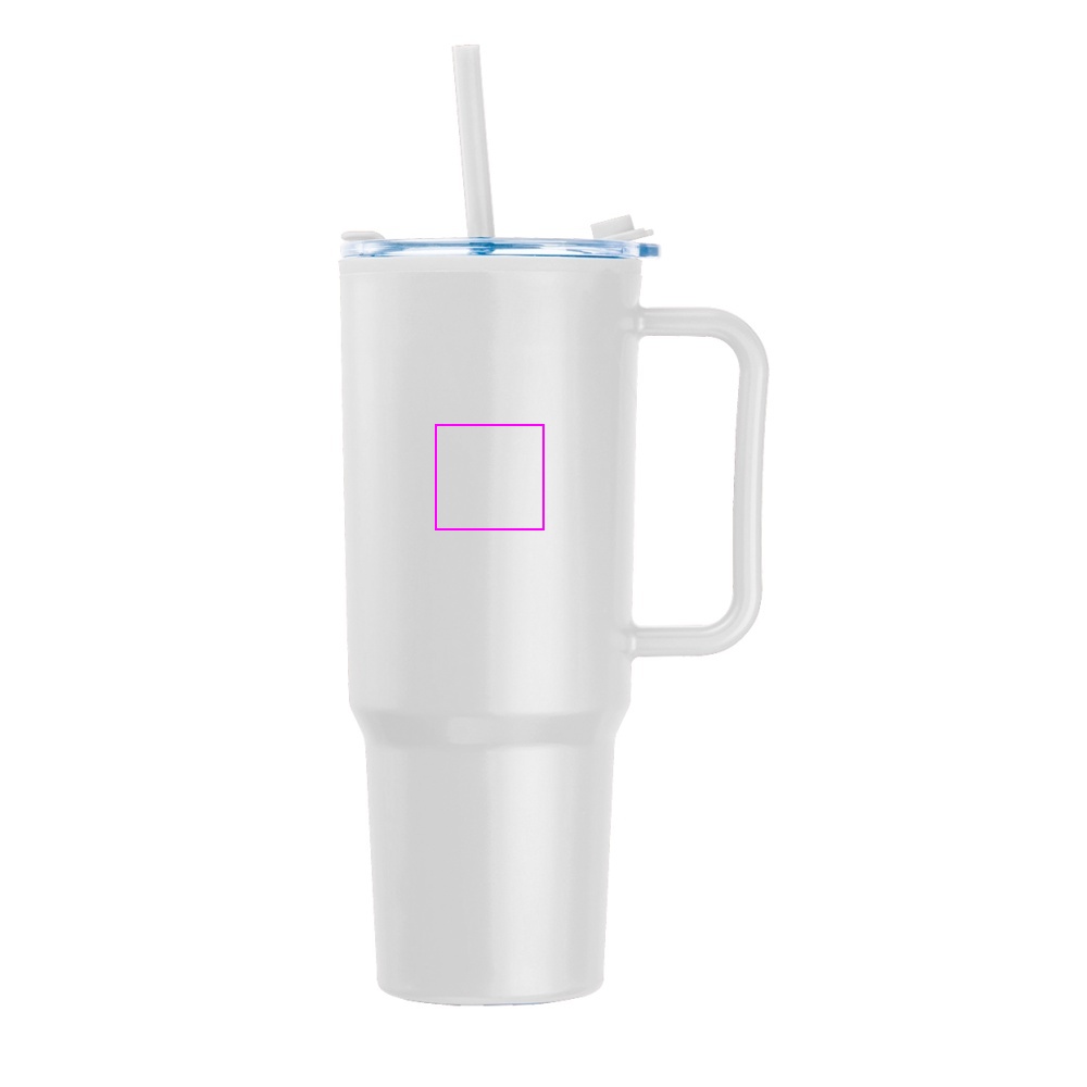 Kubek ze słomką XXL 1200 ml TEODORA