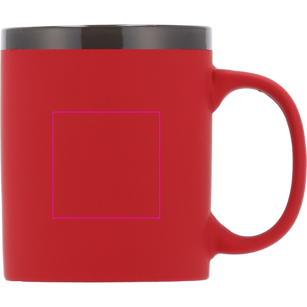Kubek ceramiczny soft touch 300 ml RONALD