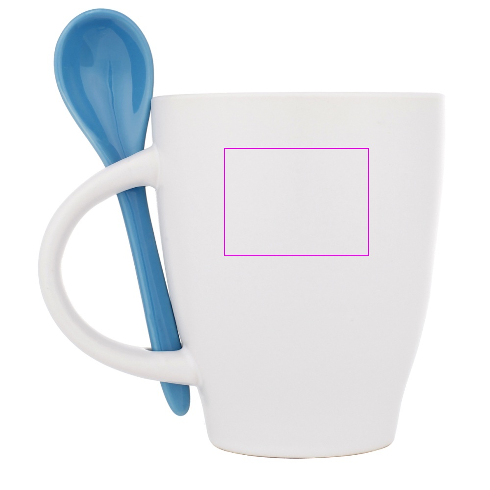 Kubek ceramiczny z łyżeczką 250 ml ARMANDO