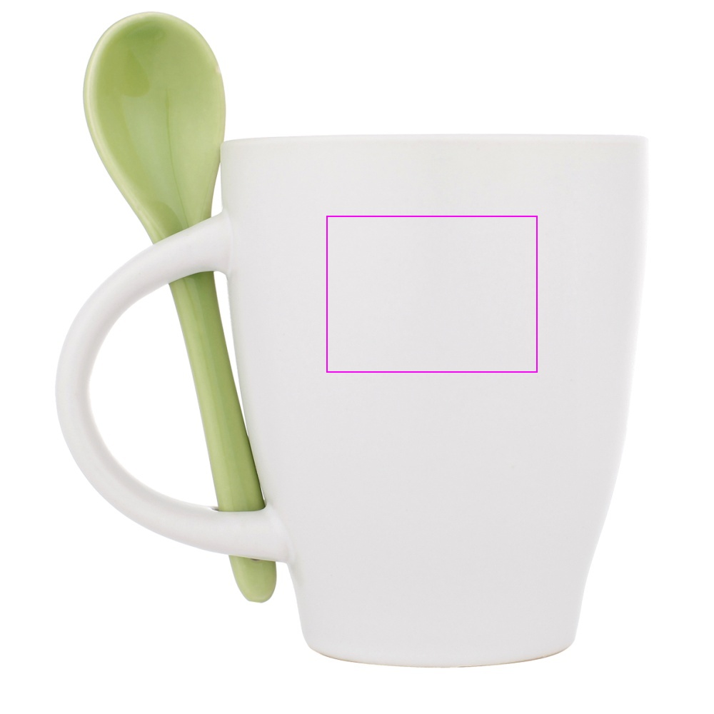 Kubek ceramiczny z łyżeczką 250 ml ARMANDO