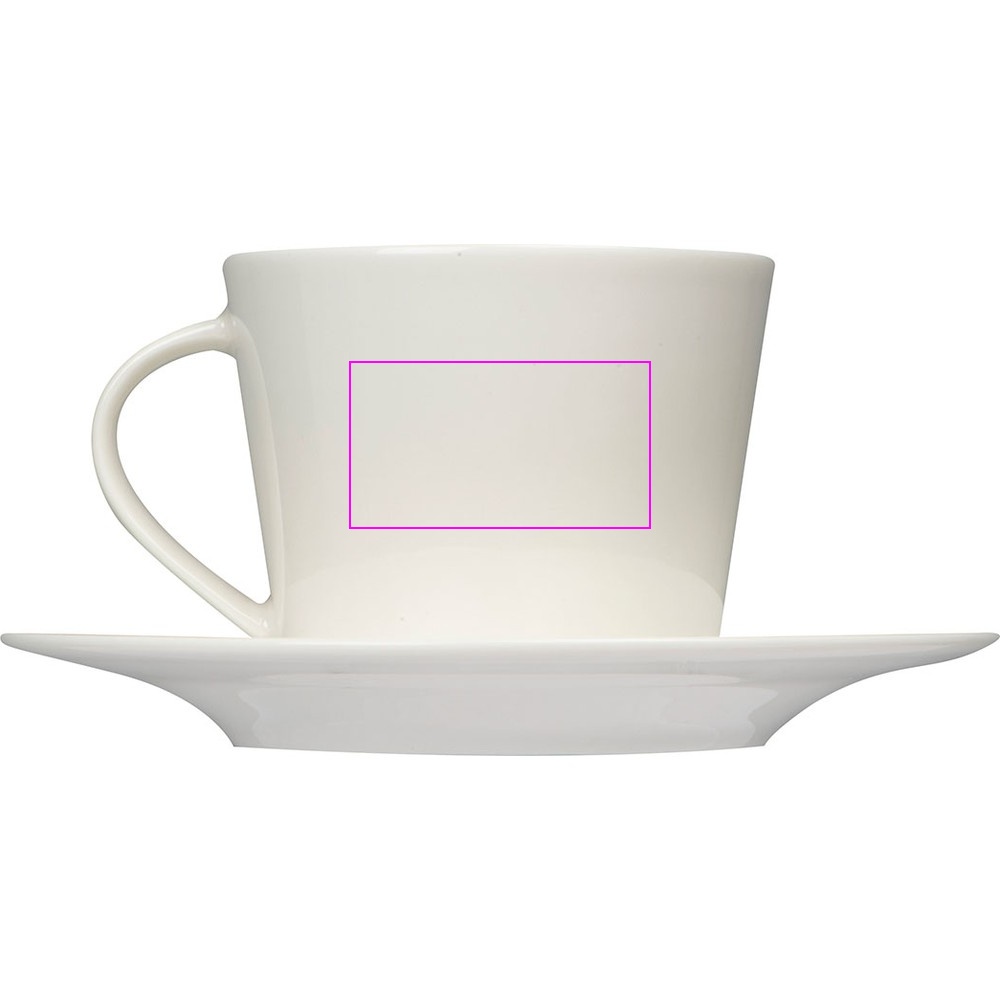 Filiżanka ceramiczna ze spodkiem 175 ml LYNN