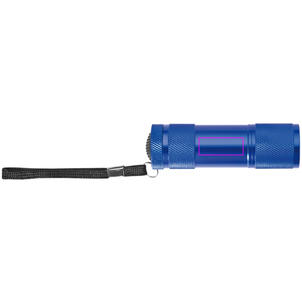 Latarka metalowa 9 LED DUNCAN