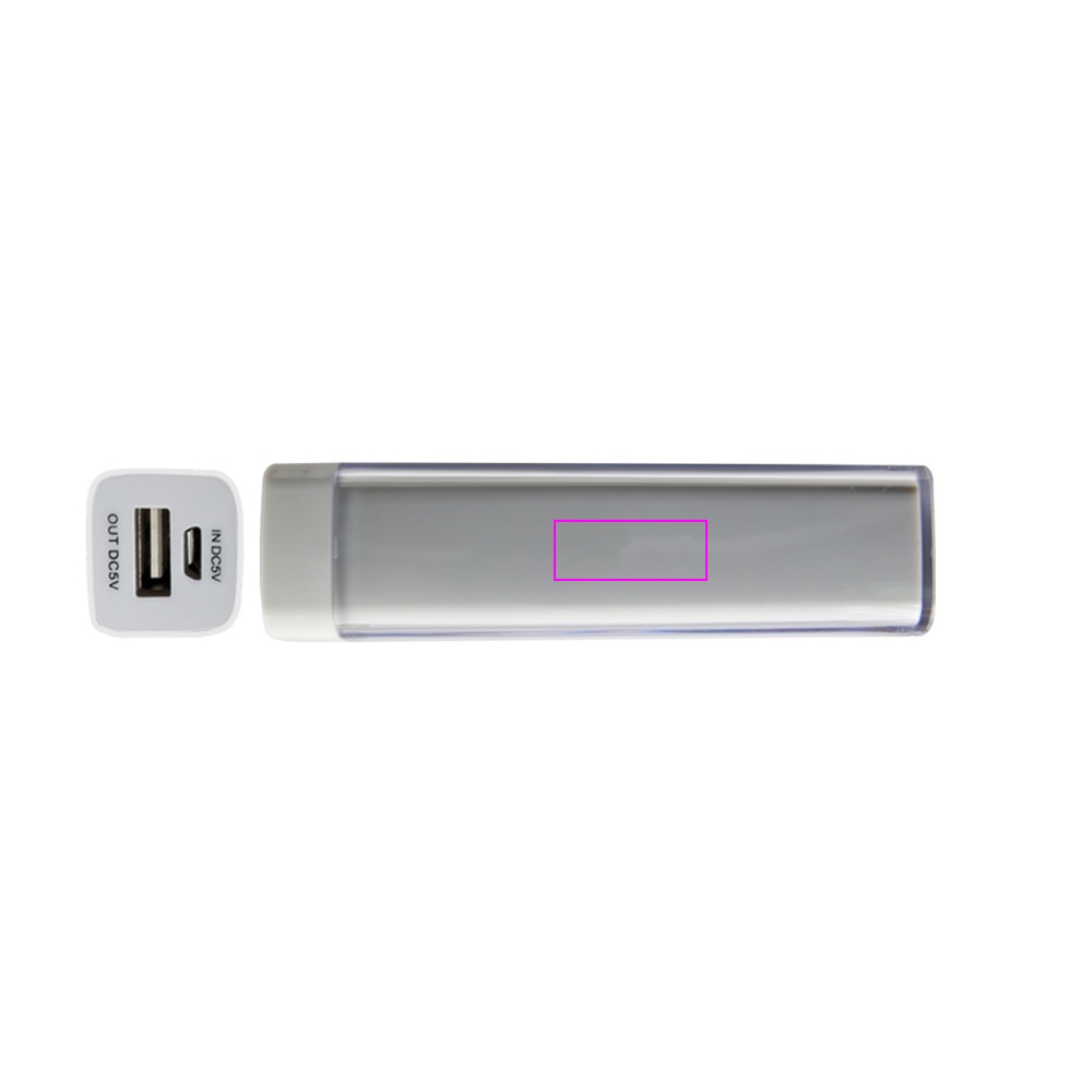 Zestaw podróżny power bank 2200 mAh i wtyczki JUSTIN