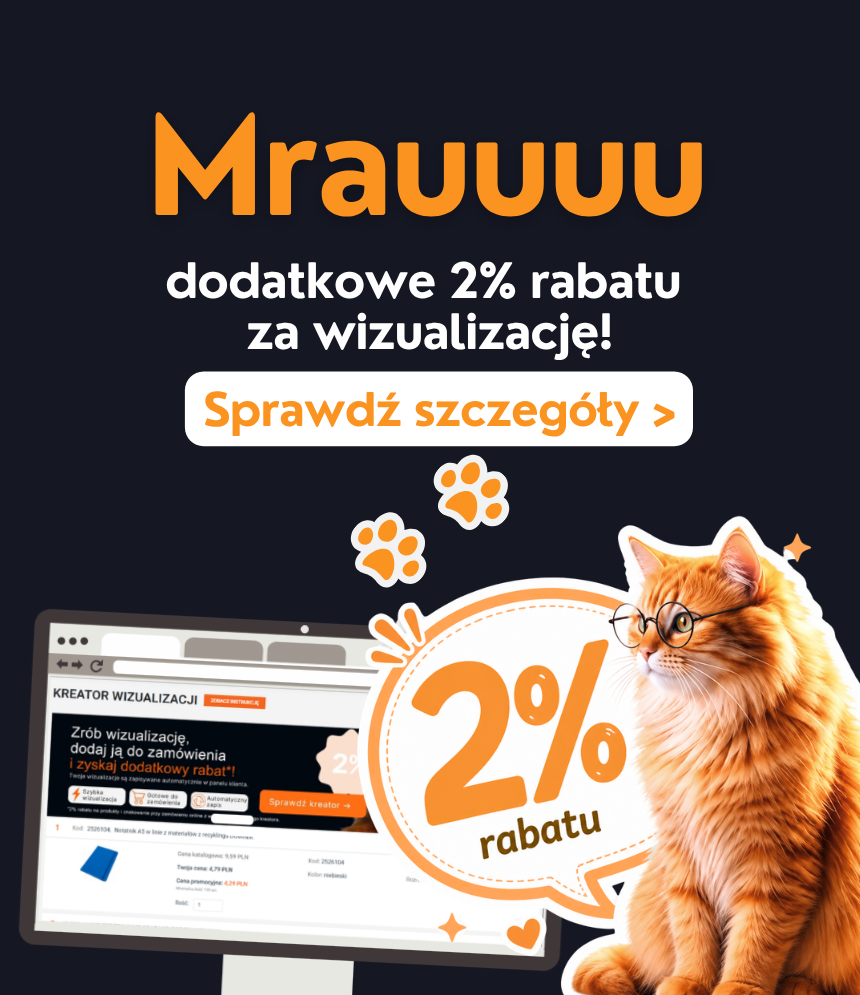 Mrauuuu dodatkowe 2% rabatu  za wizualizację!