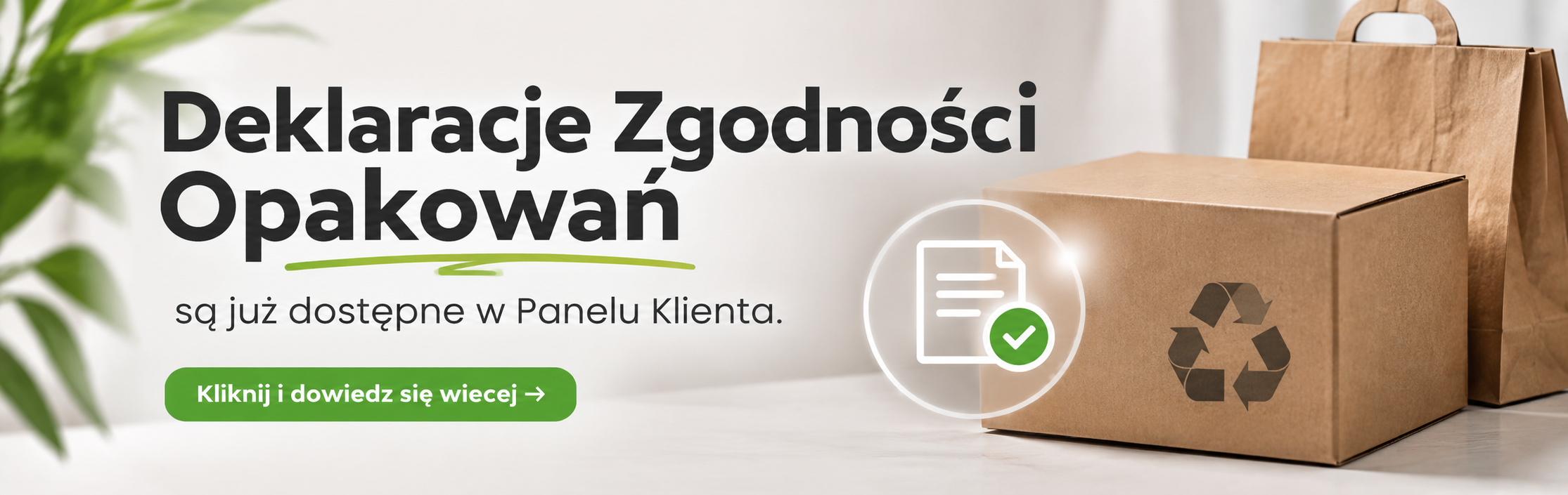 Deklaracje Zgodności opakowań