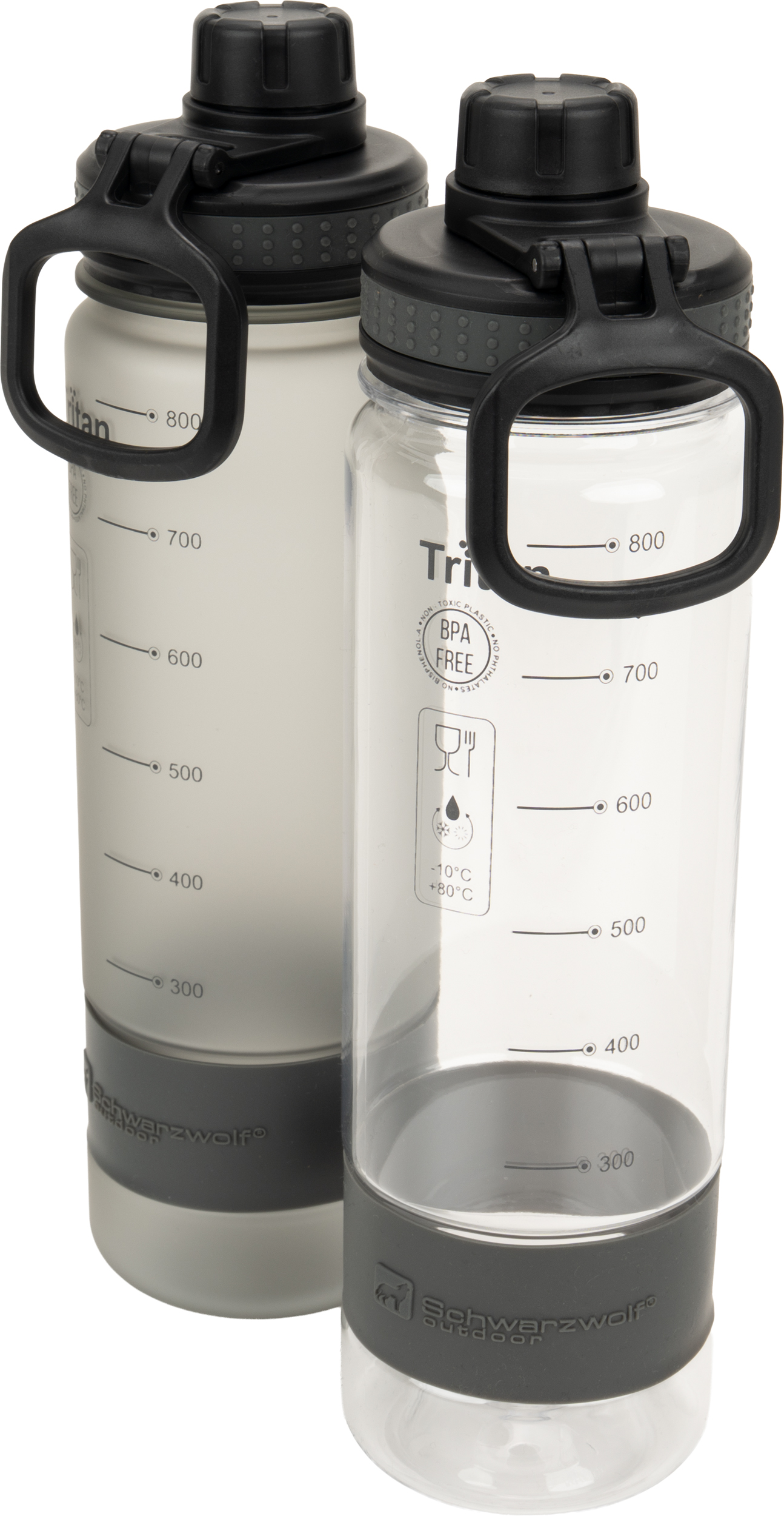 Butelka z tritanu 800 ml KIBO Schwarzwolf