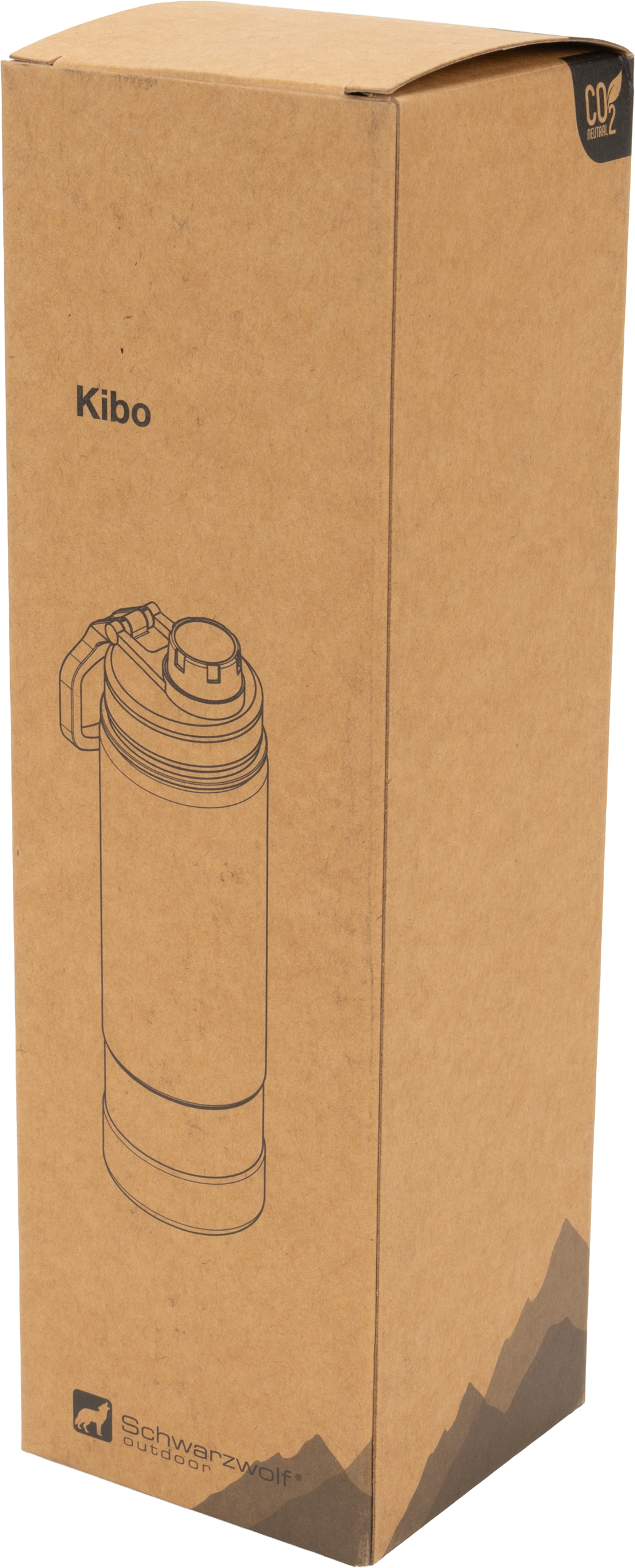 Butelka z tritanu 800 ml KIBO Schwarzwolf