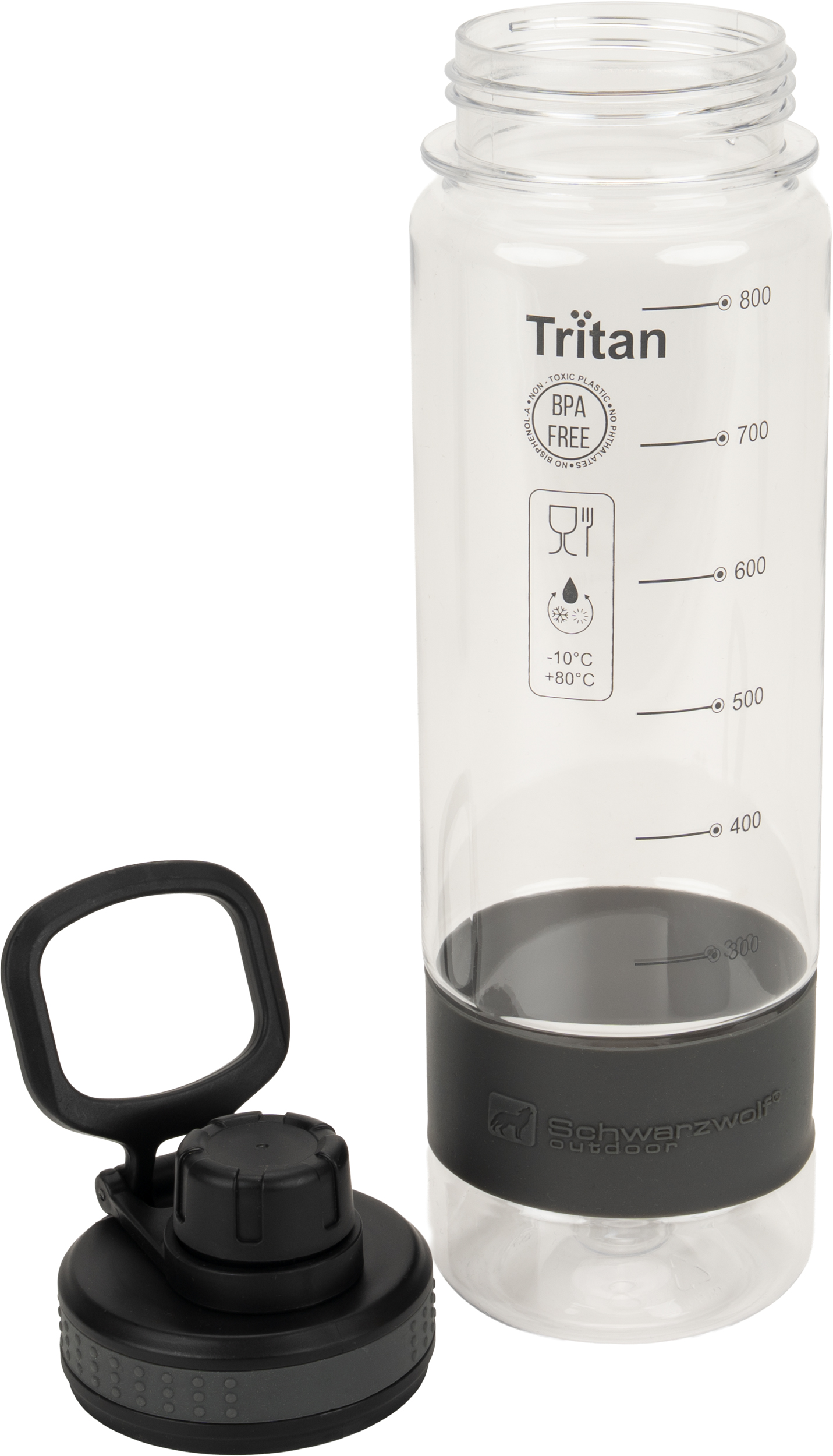 Butelka z tritanu 800 ml KIBO Schwarzwolf