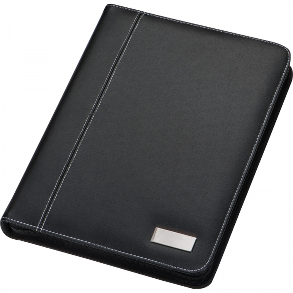 Folder A4 z notatnikiem w linie i kieszenią na tablet ISAIAH