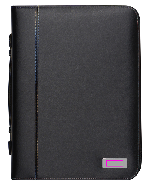 Folder A4 z notatnikiem w linie i segregatorem LUCIANA