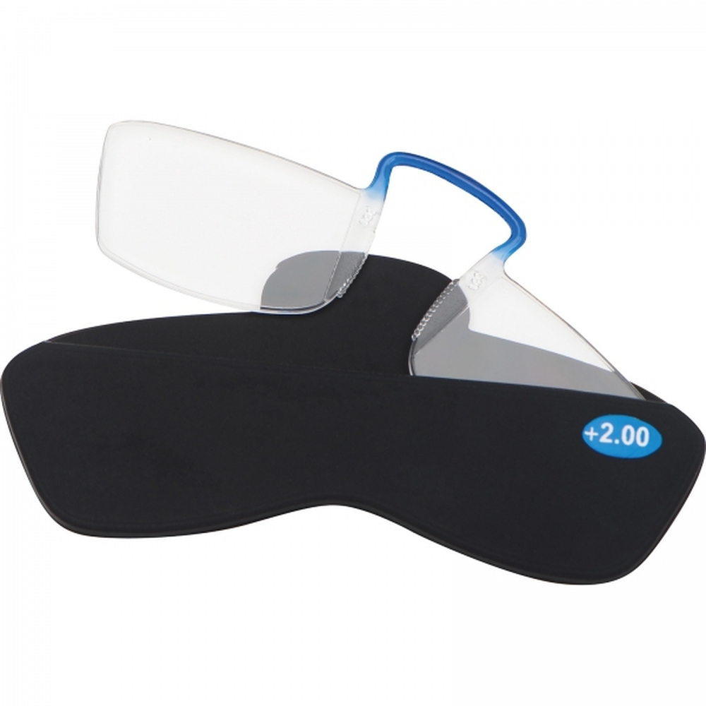 Okulary +2.00 z etui do smartfona CESARE