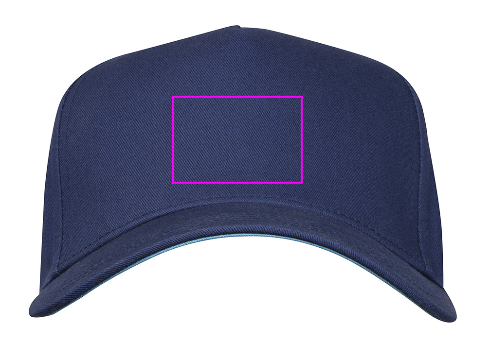 Czapka z daszkiem bawełniana 5 paneli 290 g/m2 AXEL