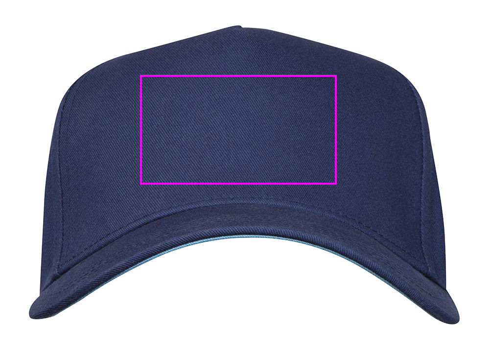 Czapka z daszkiem bawełniana 5 paneli 290 g/m2 AXEL