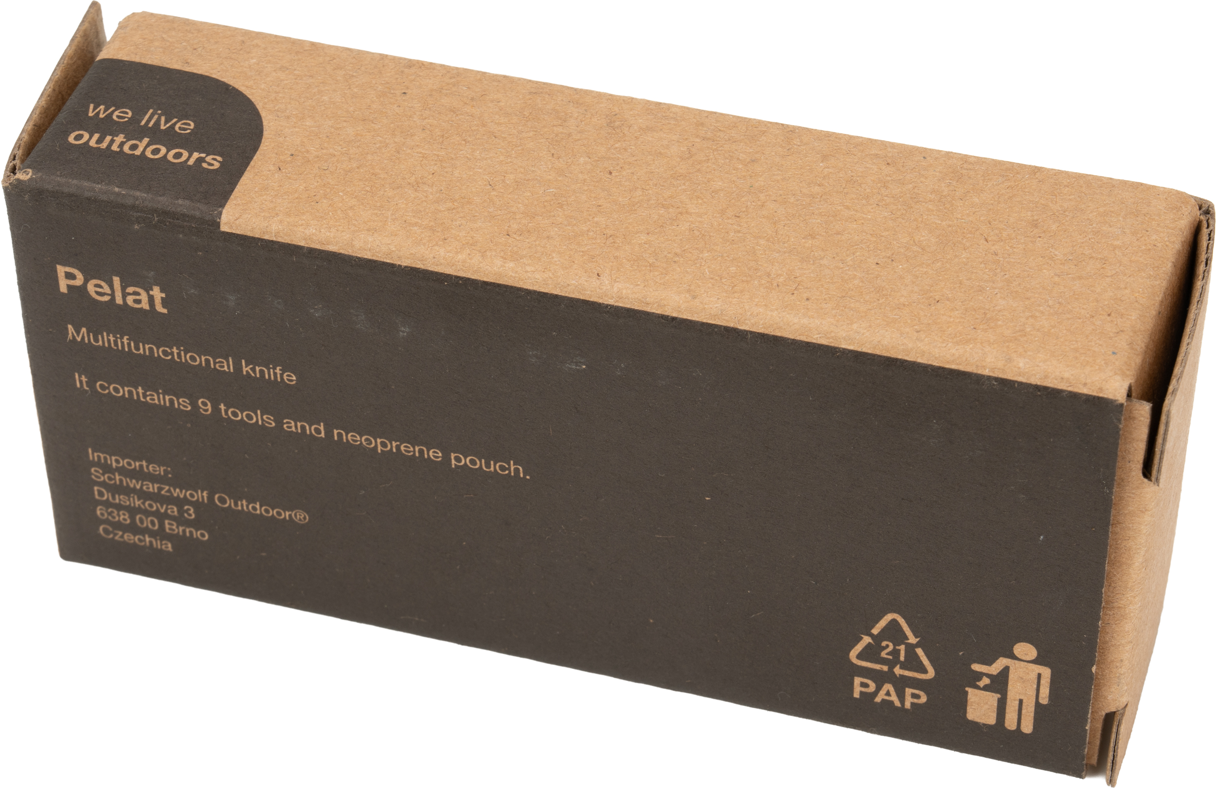 Narzędzie wielofunkcyjne PELAT Schwarzwolf