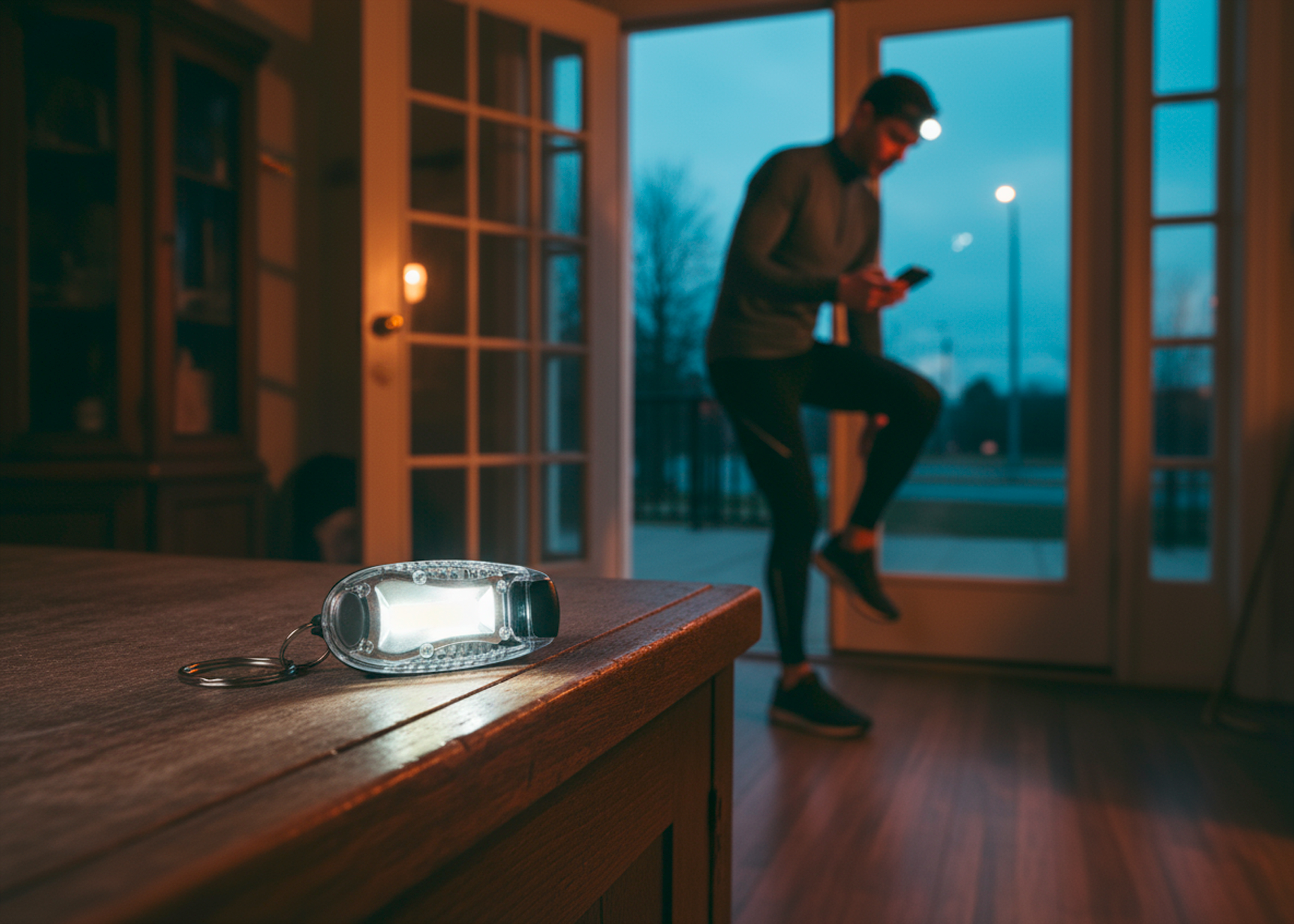 Latarka z brelokiem POSO Schwarzwolf