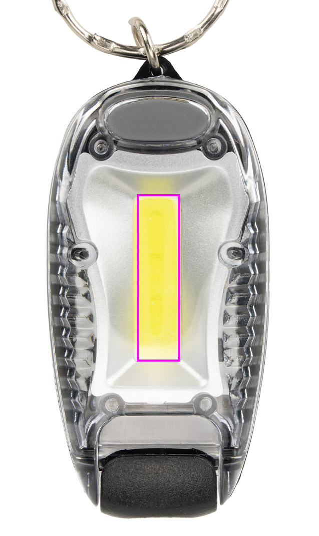 Latarka z brelokiem POSO Schwarzwolf