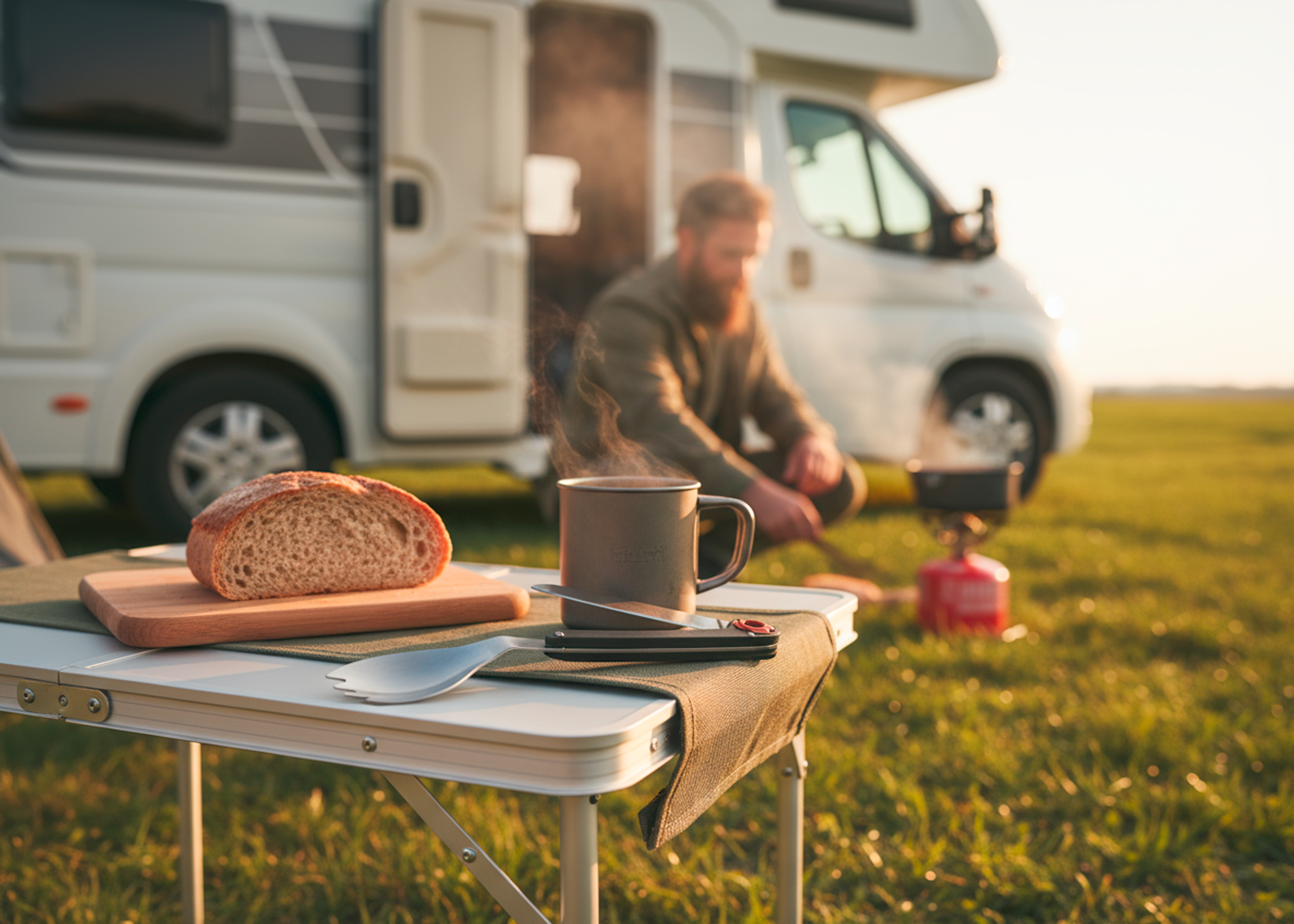 Sztućce turystyczne LATEMAR Schwarzwolf