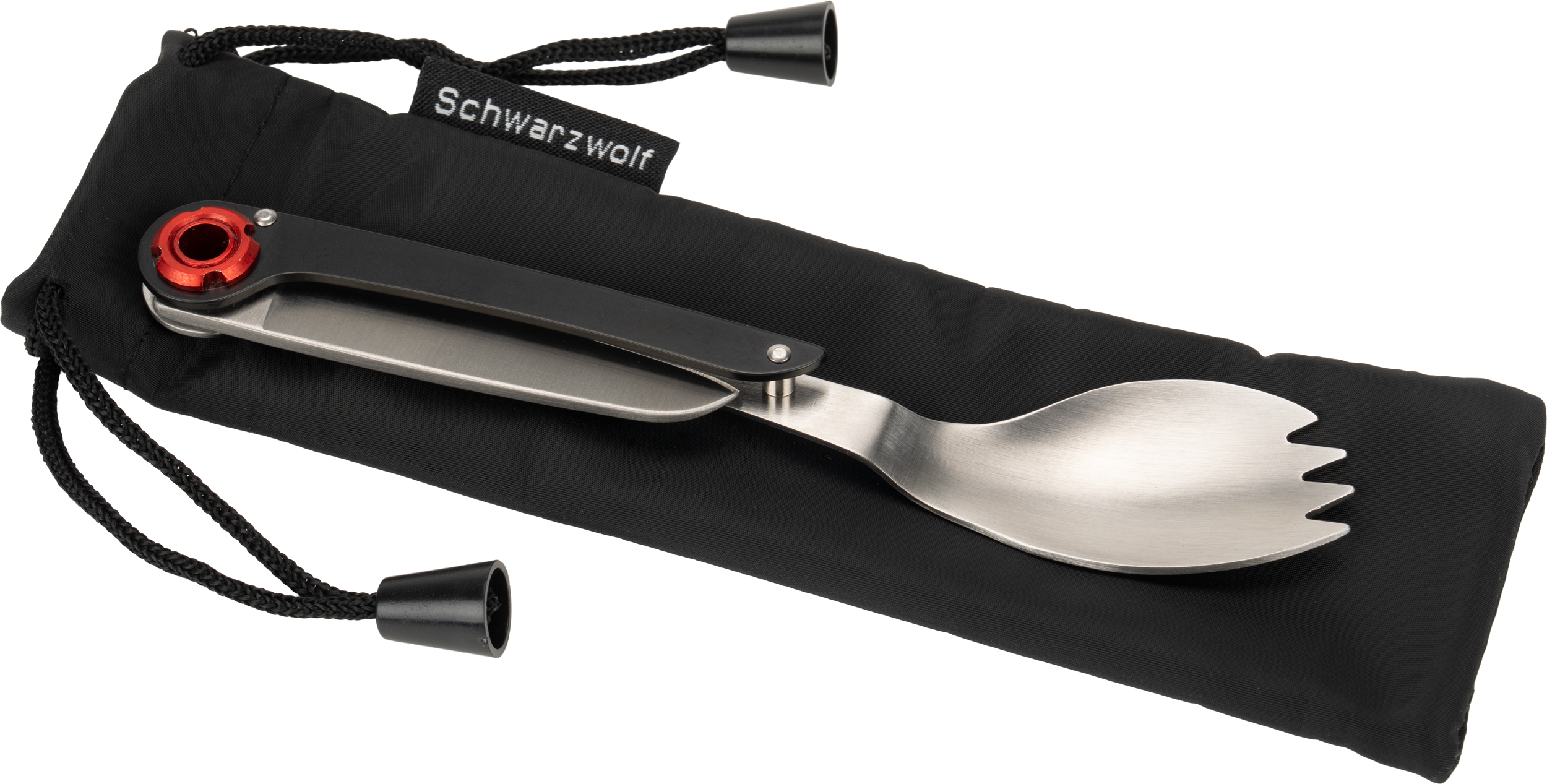 Sztućce turystyczne LATEMAR Schwarzwolf