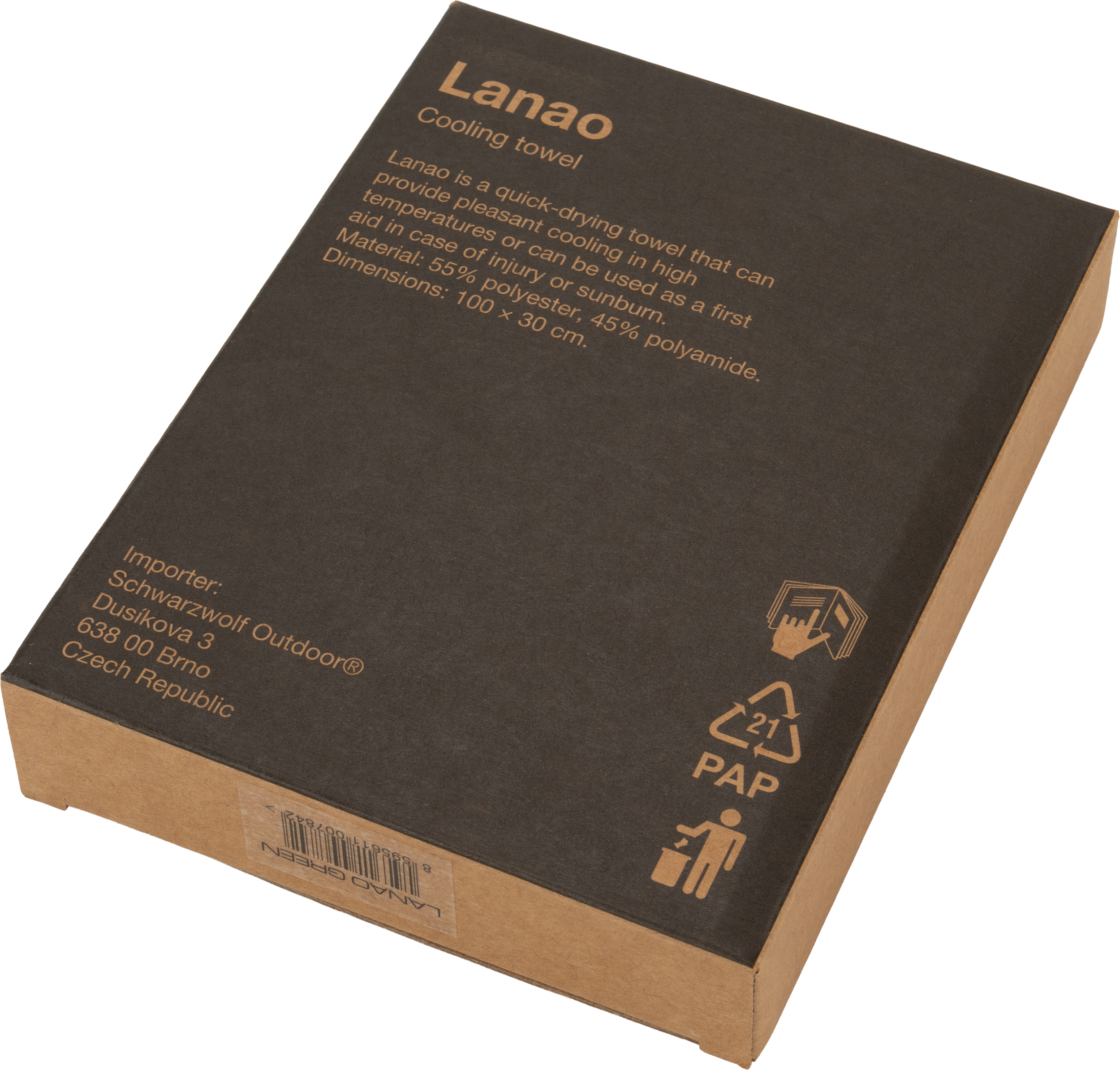 Ręcznik LANAO Schwarzwolf