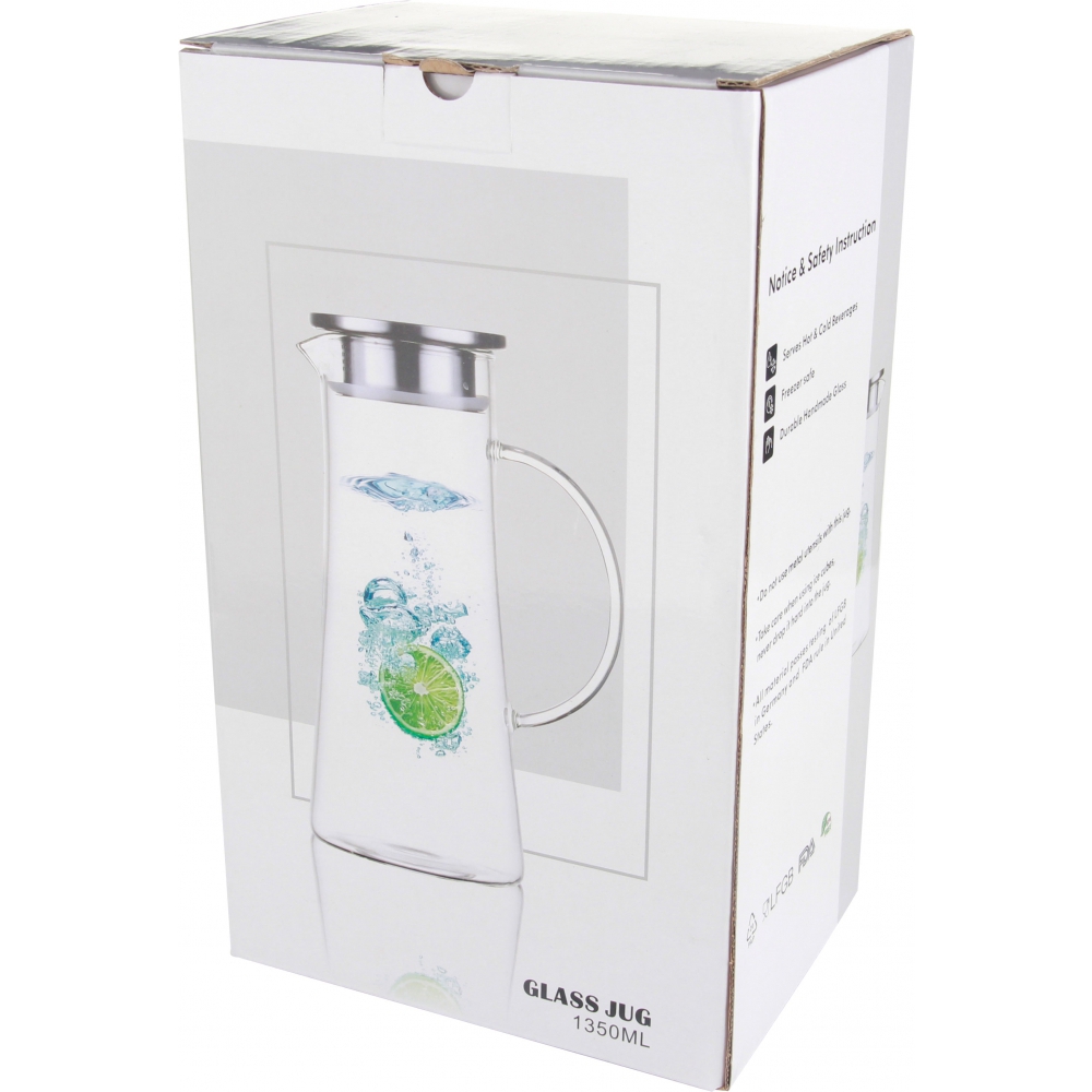 Dzbanek szklany z sitkiem 1350 ml ELLIOTT