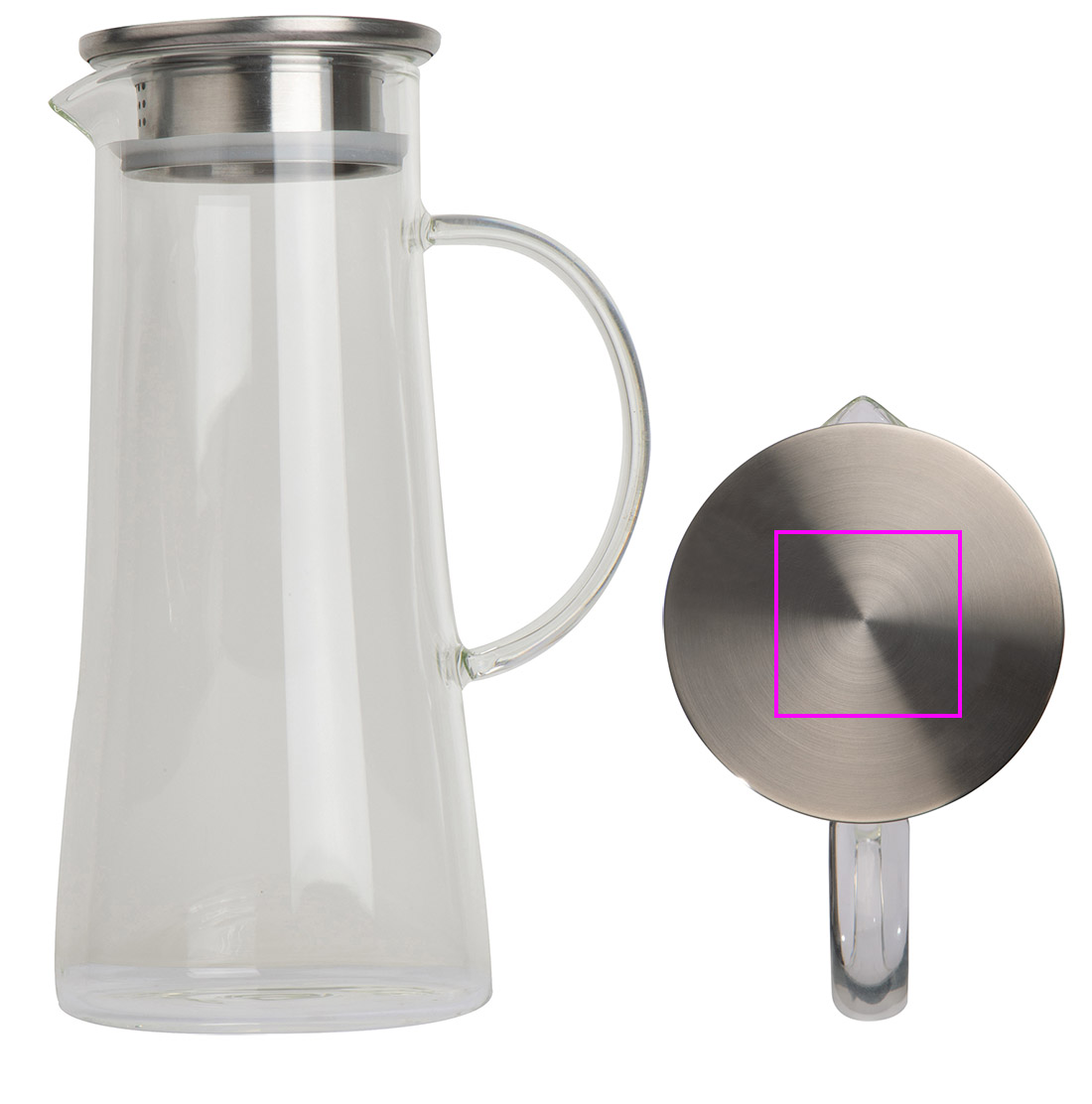 Dzbanek szklany z sitkiem 1350 ml ELLIOTT