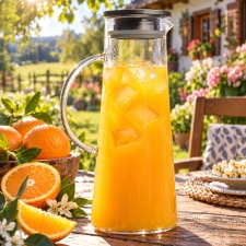 Dzbanek szklany z sitkiem 1350 ml ELLIOTT