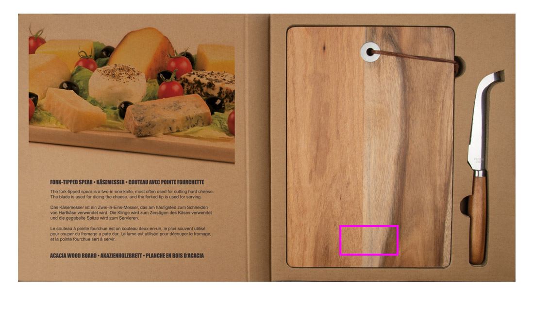 Deska do serów z nożem IGNAZIO