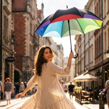Parasol automatyczny ø120 cm MATTEO