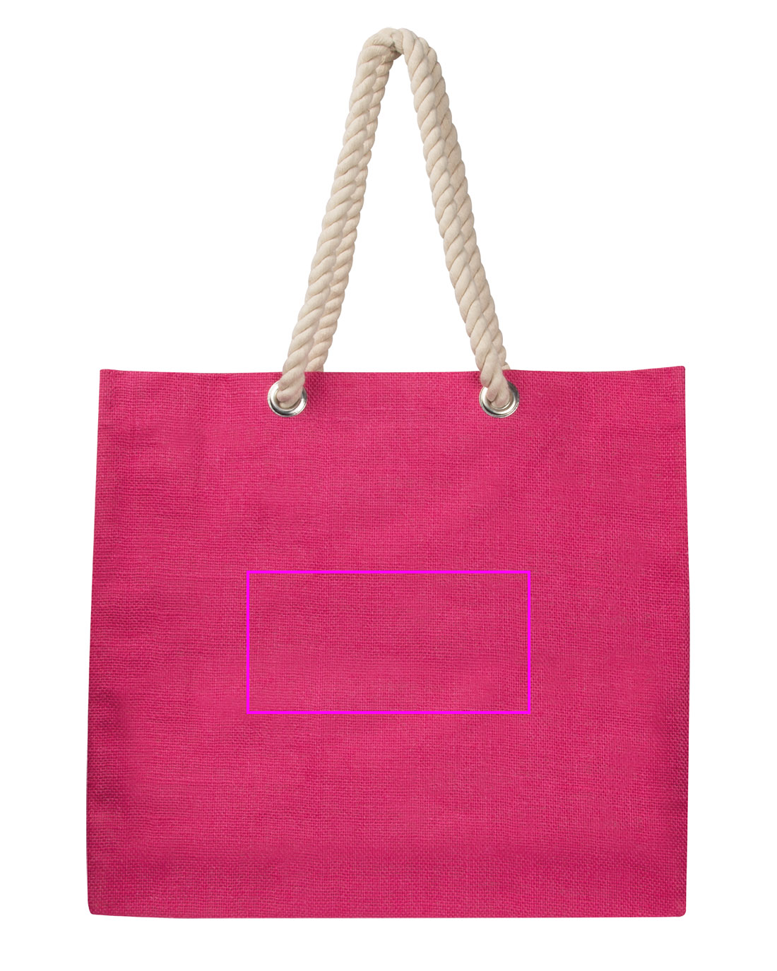 Torba z juty z portfelem MILDRED