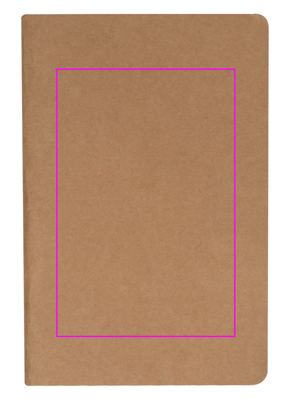 Notatnik A5 w linie z papieru z recyklingu BENEDETTO