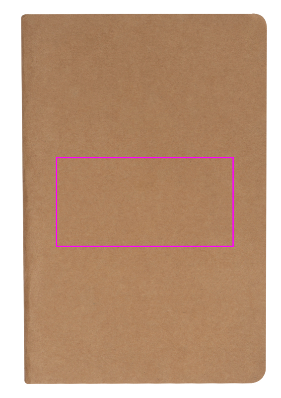 Notatnik A5 w linie z papieru z recyklingu BENEDETTO