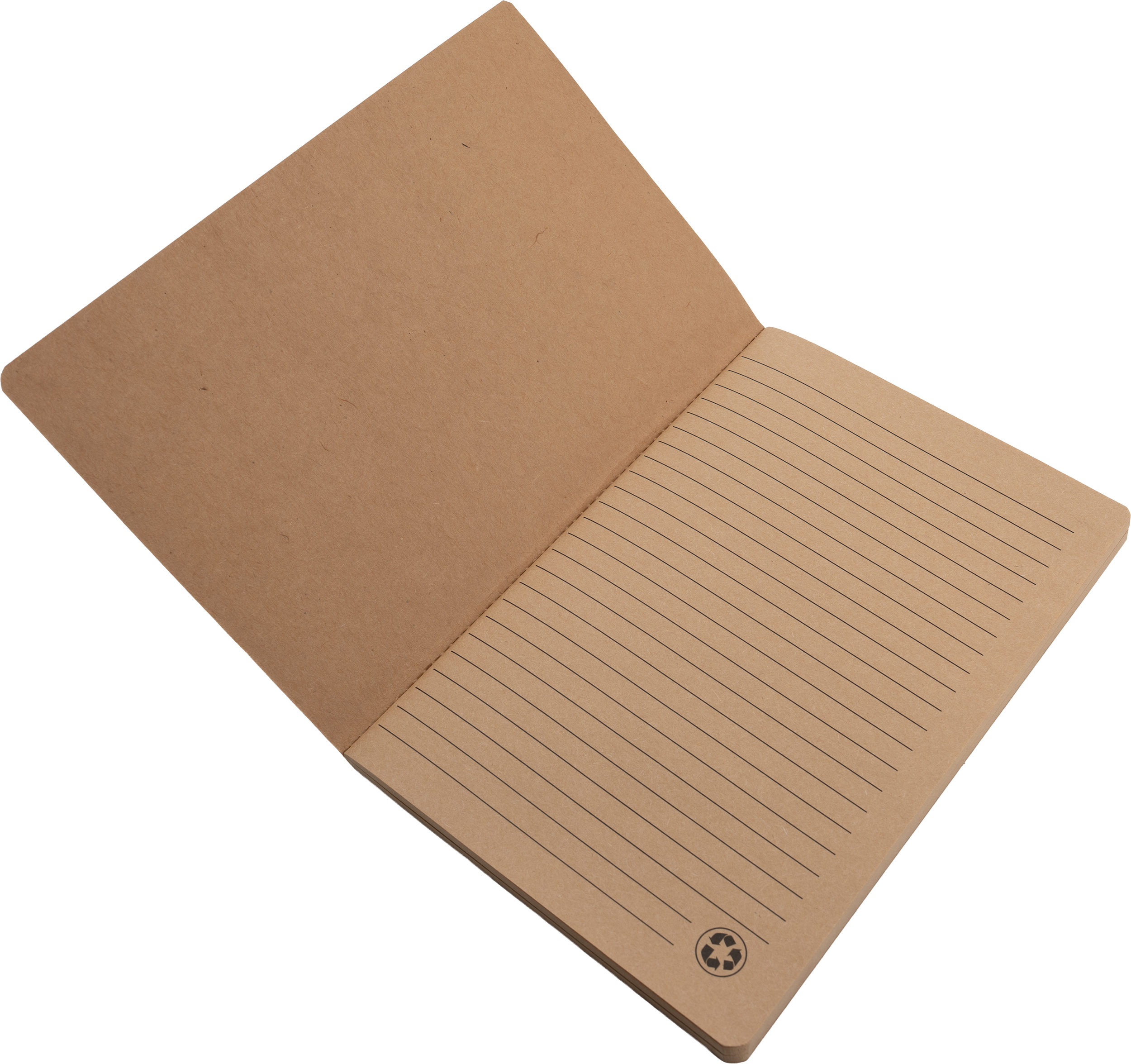 Notatnik A5 w linie z papieru z recyklingu BENEDETTO