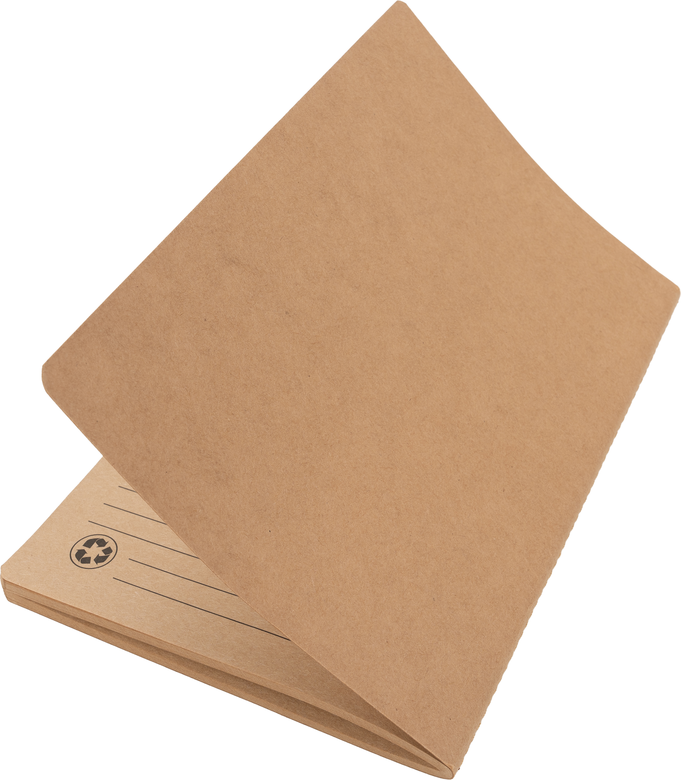 Notatnik A5 w linie z papieru z recyklingu BENEDETTO