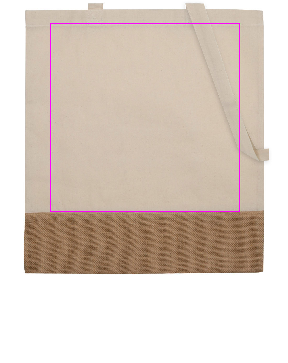 Torba bawełniana z jutowym dnem 140 g/m2 DOREEN