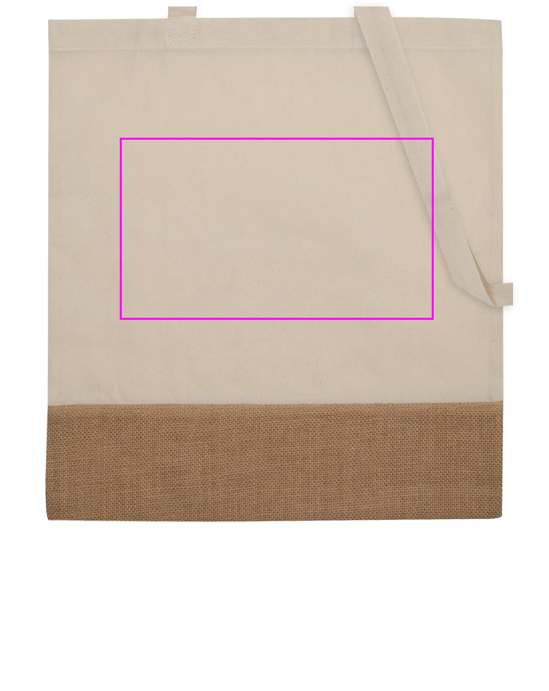 Torba bawełniana z jutowym dnem 140 g/m2 DOREEN