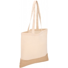 Torba bawełniana z jutowym dnem 140 g/m2 DOREEN