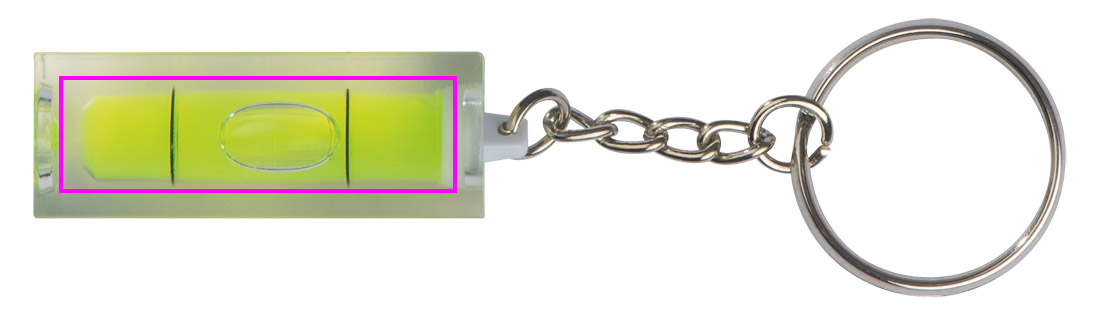 Brelok z poziomnicą SCOTT