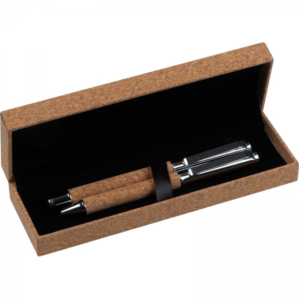 Zestaw piśmienny długopis i pióro kulkowe TEOFIL