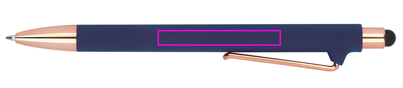 Długopis plastikowy soft touch LENA