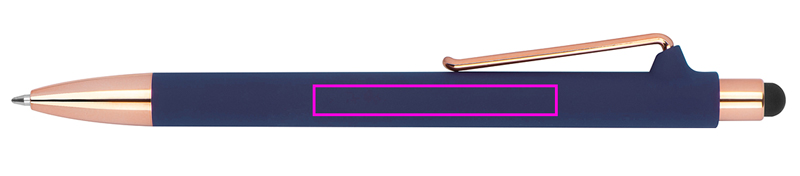 Długopis plastikowy soft touch LENA