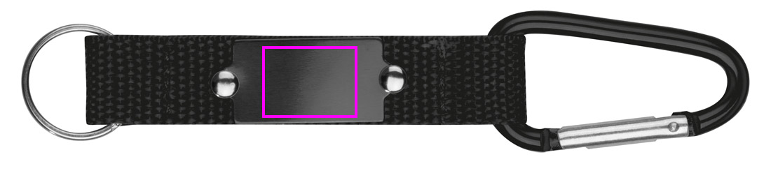 Brelok z karabińczykiem PHYLLIS