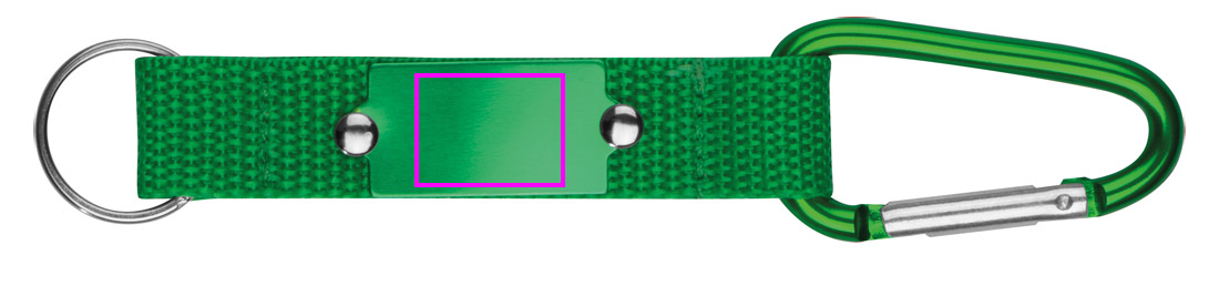 Brelok z karabińczykiem PHYLLIS