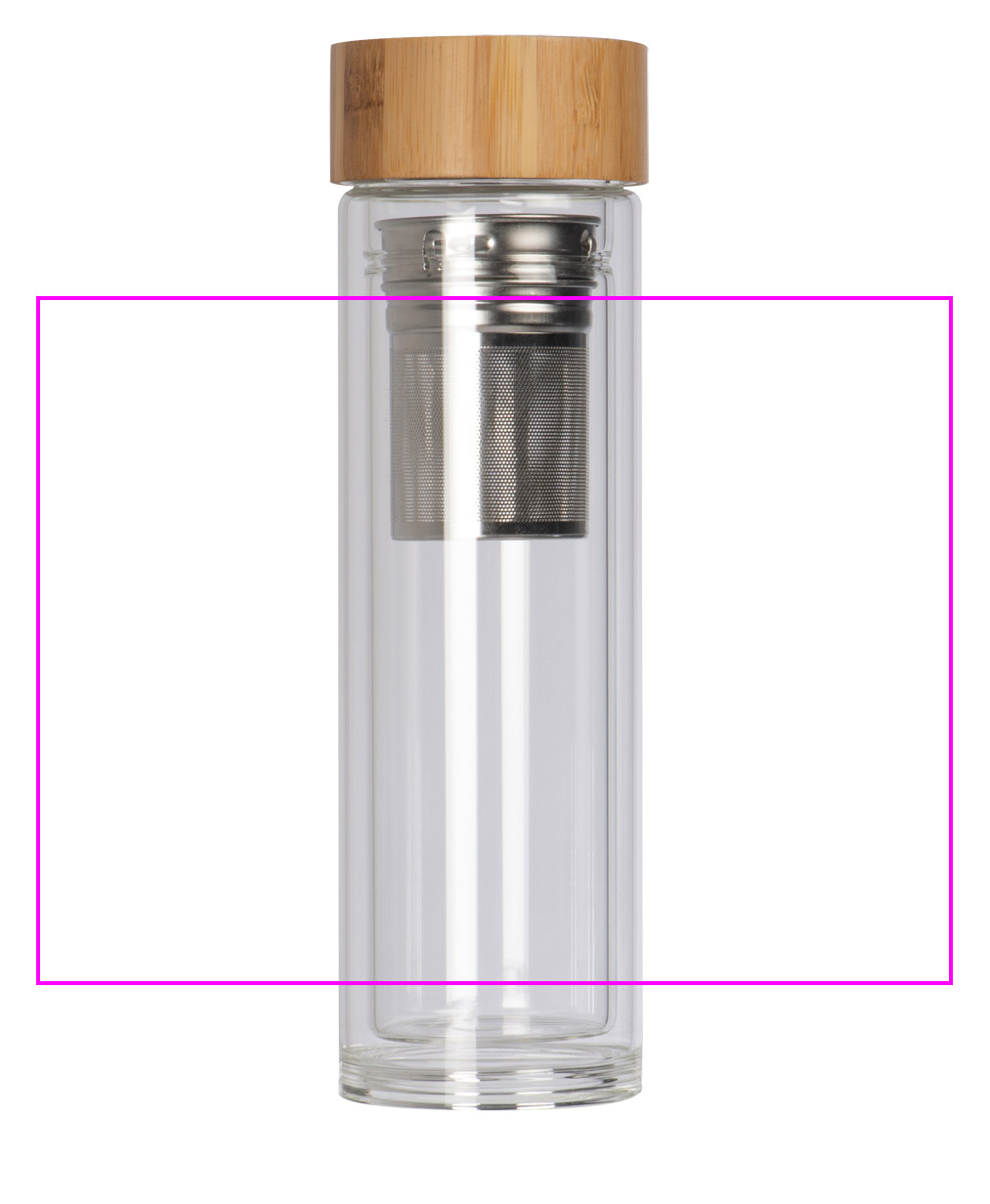 Butelka szklana termiczna 420 ml HENDRIK