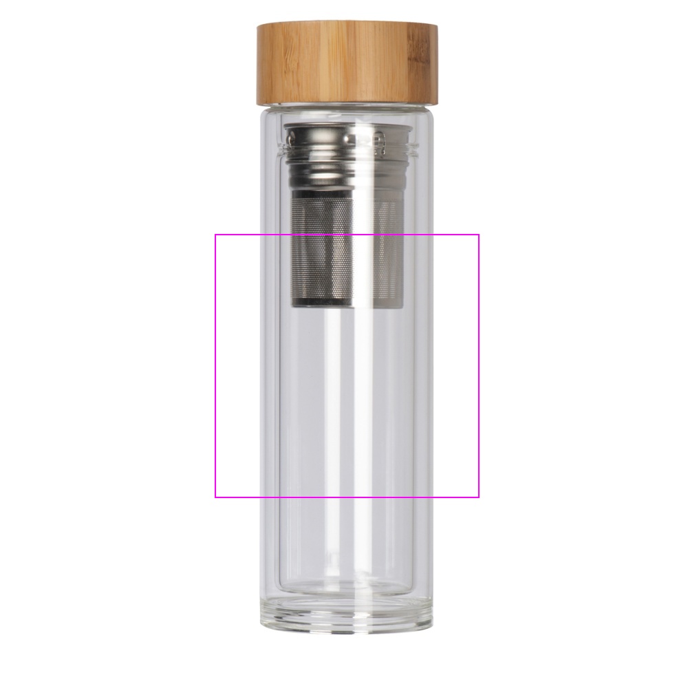 Butelka szklana termiczna 420 ml HENDRIK