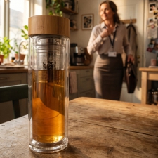 Butelka szklana termiczna 420 ml HENDRIK