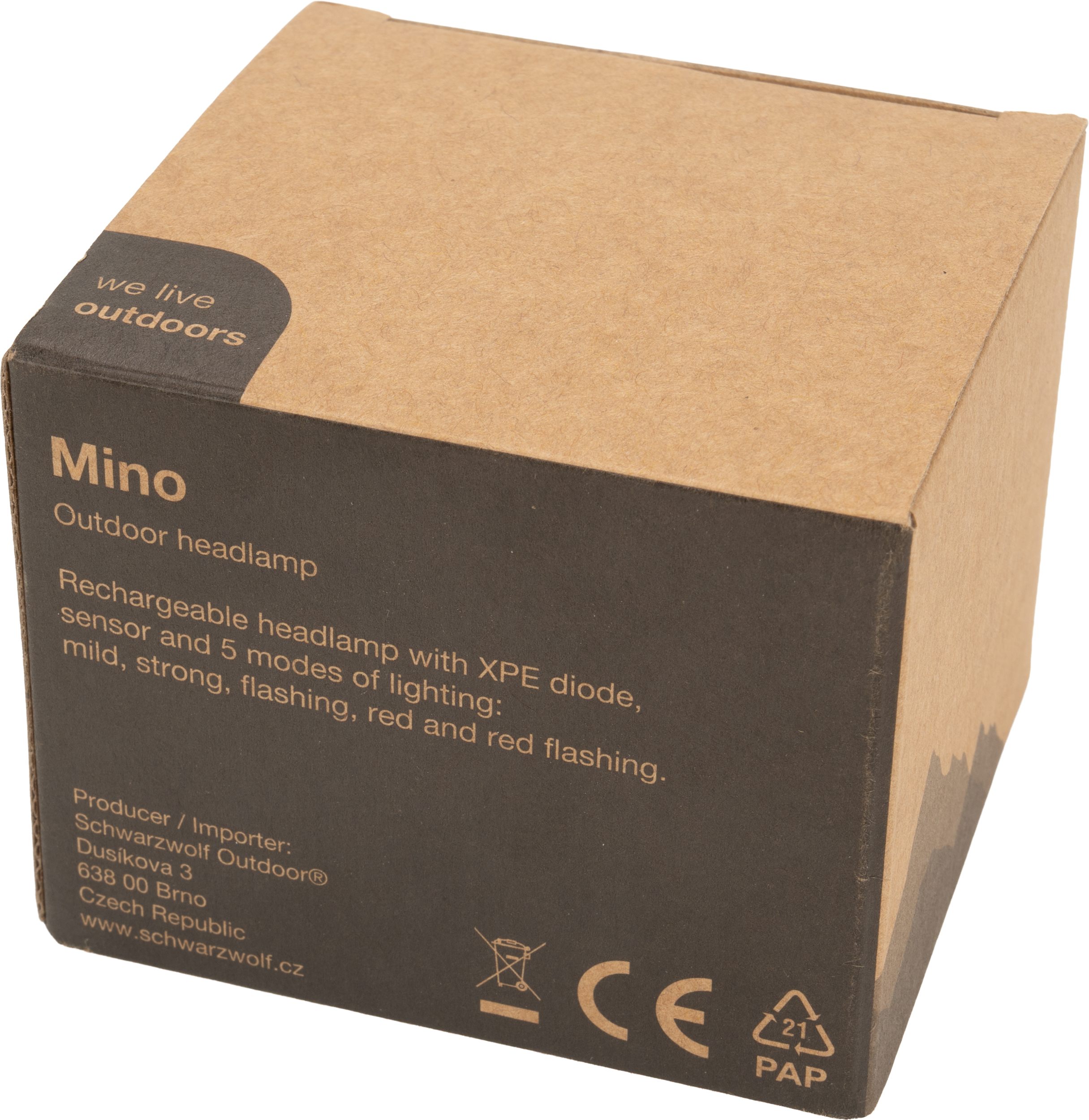 Latarka czołowa MINO Schwarzwolf