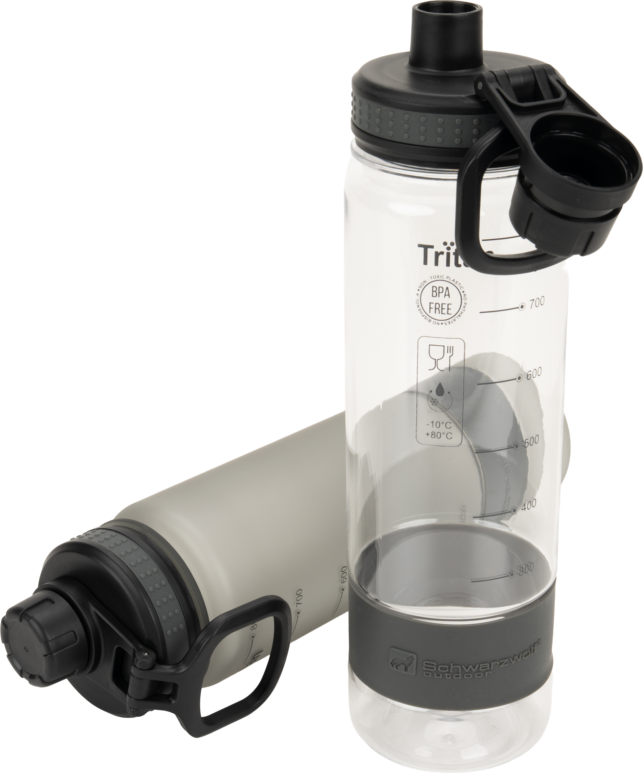 Butelka z tritanu 800 ml KIBO Schwarzwolf